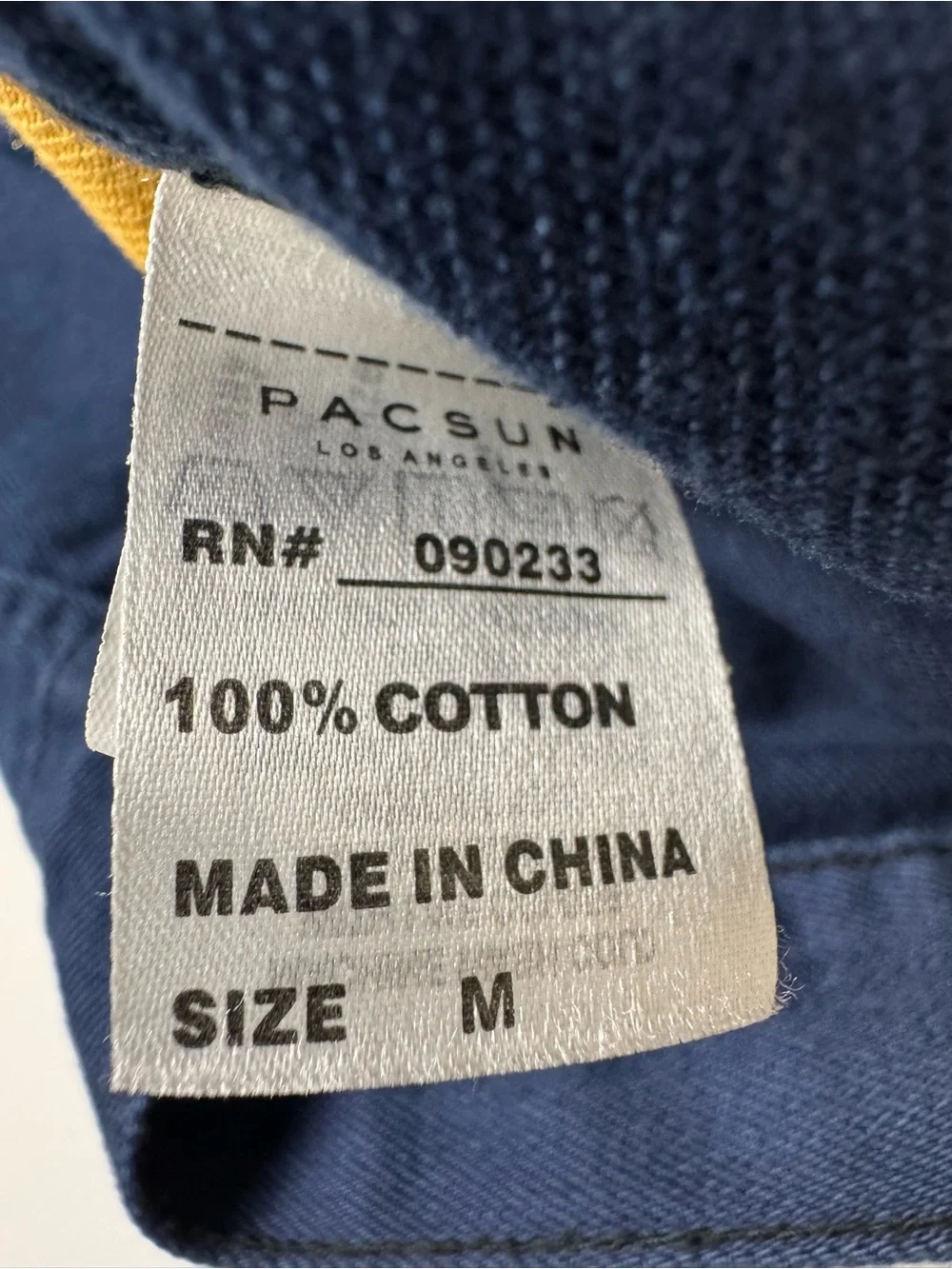 PacSun Men’s Colorblock Denim Trucker Jacket Y2K Style Size M